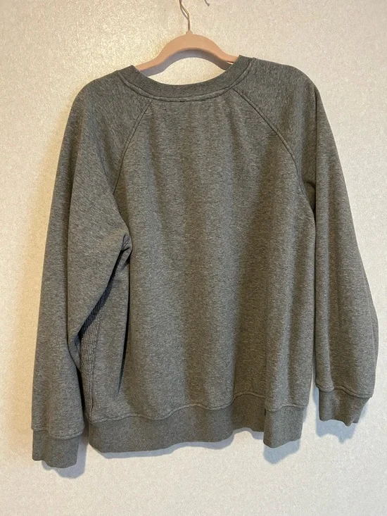Women’s Studio Y By Maurices Grey Long Sleeve Pullover Sweater, Size XL - Picture 3 of 3